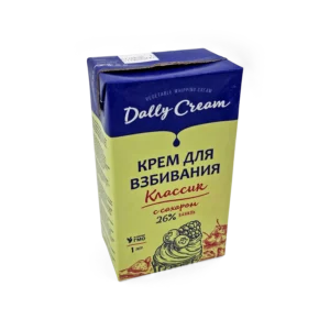 ТЗБ00034088 Крем на растительных маслах с ароматом ванили DALLI 26%ж. 1л. Tetra Pak 1 (2) копия