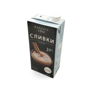 ТЗБ00036057 Сливки питьевые BARISTA LINE 10% 1л Slim с крышкой 112 (1)