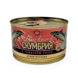Скумбрия в т/с  240гр ж/б ключ 1/24 "Сохраним традиции" Калининград — изображение 1